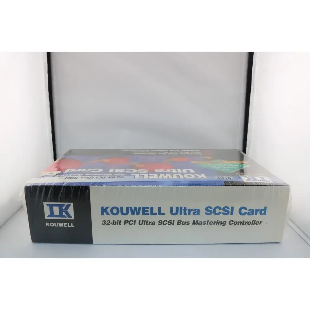 New in Box Kouwell KW-910U Ultra SCSI Card Vintage 32-bit PCI expansion adapter